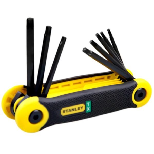 JUEGO 8PZA LLAVE TORX PLEGABLE PRO T9-T40 69-266 STANLEY