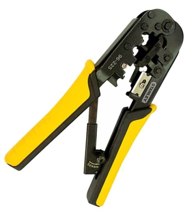 ALICATE PELACABLE CRIMPING TERMINALES 3 EN 1 RJ45 / RJ11 / RJ12 96-225 STANLEY - Imagen 2